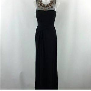 David Meister Sleeveless Embellished Gown